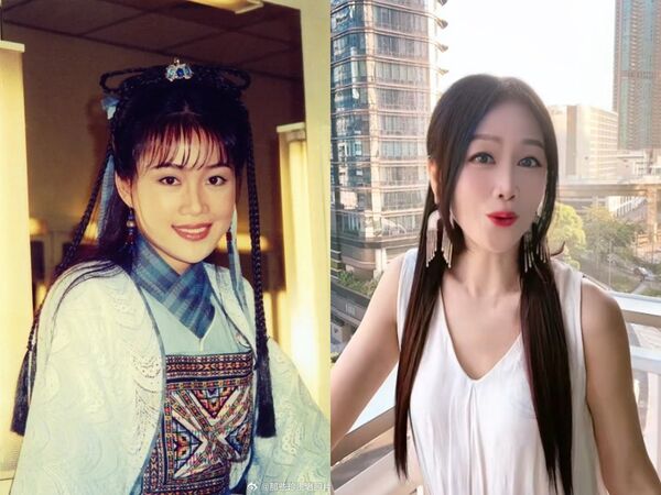 ▲▼古裝女神臉蛋遭嫌不自然！網傻眼：像AI太假了。（圖／翻攝自微博、抖音）