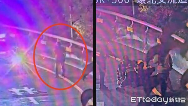 ▲▼ 國道1號五汐高架道環北路段昨日發生行車糾紛傷人事件 。（圖／記者張君豪攝）