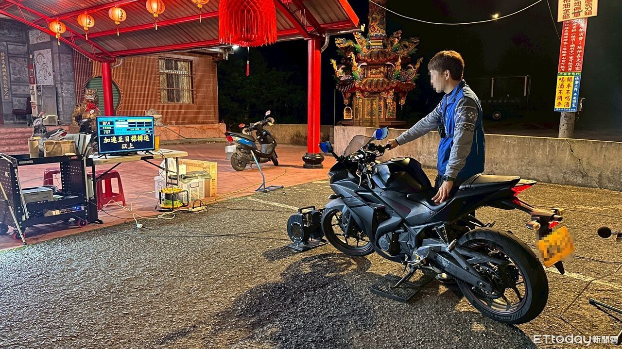 深夜攔查+科技執法 雲林精準鎖定改裝車噪音亂象