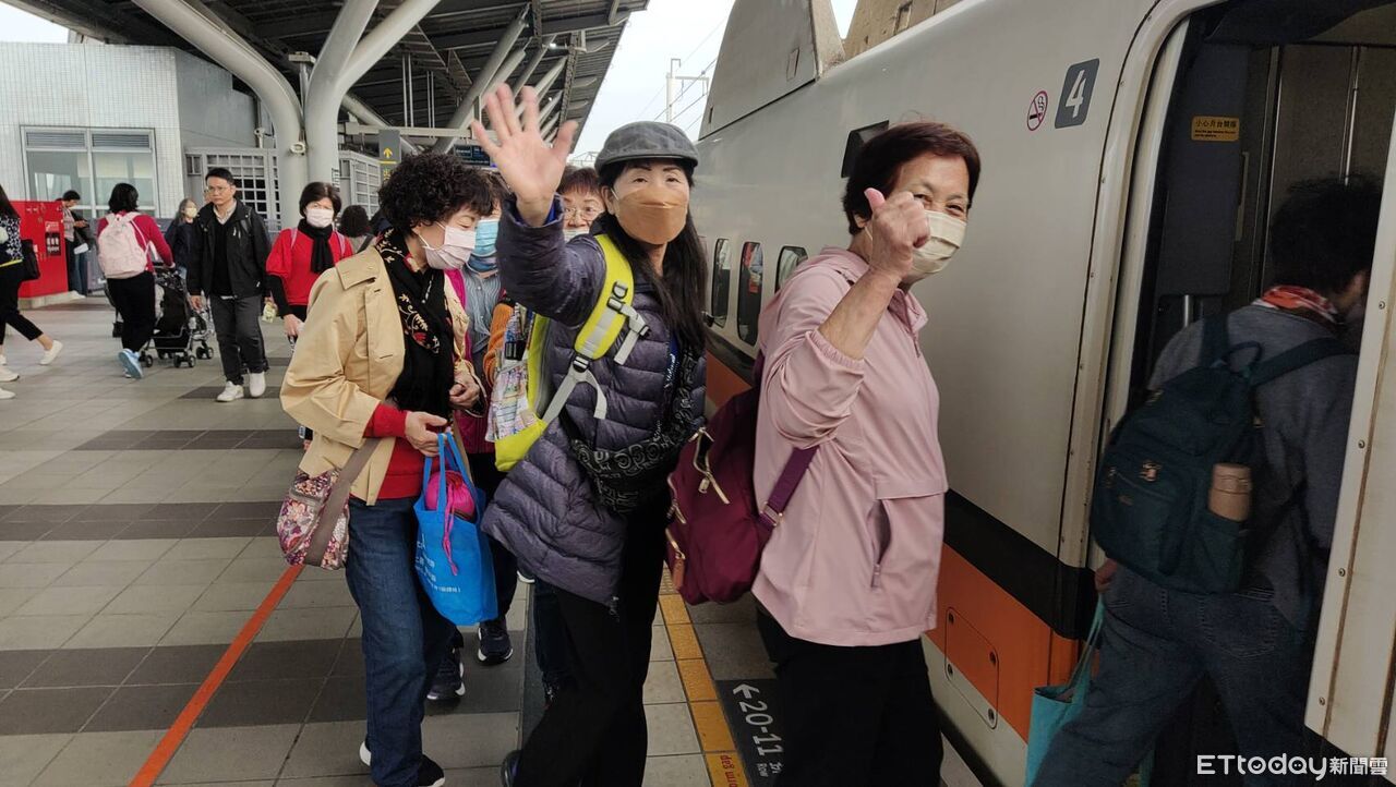 丹娜絲颱風後重拾生活！　高鐵台南站暖陪長者踏出家門第一步