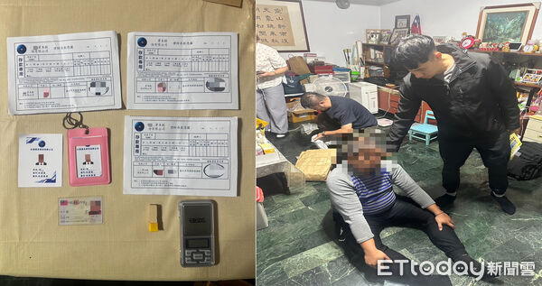 ▲大安區楊姓女老師遭騙2500萬，警方逮捕廖姓取款車手。（圖／記者張君豪翻攝）