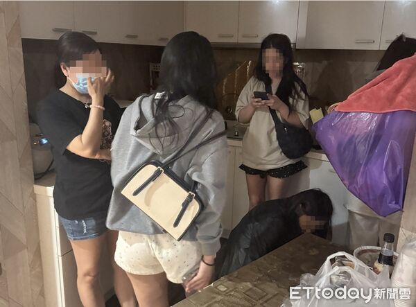 ▲警方在小吃部逮獲4名泰國籍女子，並依妨害風化罪移送偵辦。（圖／記者陸運陞翻攝）