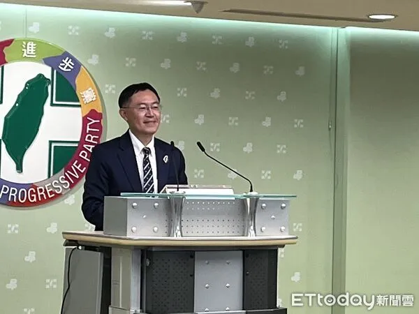 ▲▼民進黨新任發言人李坤城。（圖／記者杜冠霖攝）