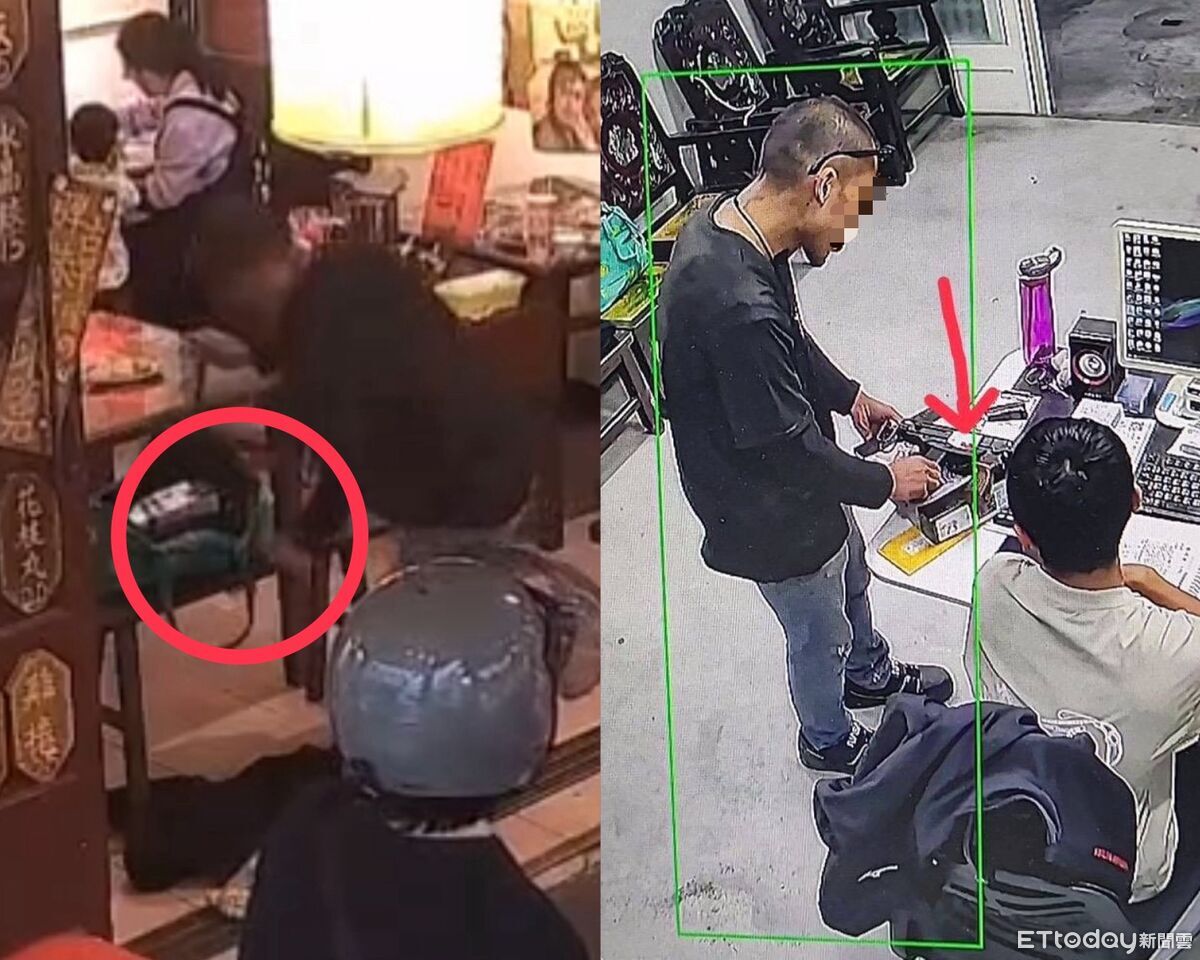 台中男點黑輪不吃...包包掉出一把衝鋒槍　全場「凍結5秒」