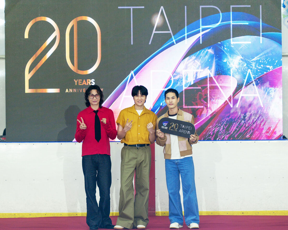 ▲▼宇宙人出席小巨蛋20週年記者會。（圖／相信音樂提供）