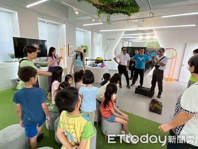 雲林推AI農業扎根　潮汐式水耕系統進駐越港國小