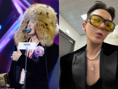 GD換2套Dolce＆Gabbana西裝成MAMA最強時尚王者！毛帽叛逆、低領超性感