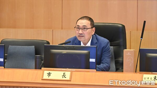 ▲新北市長侯友宜,市政會議。（圖／記者郭世賢翻攝）