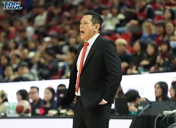 ▲戰神丁聖儒、雷蒙恩、許皓程，攻城獅劉丞勳、威森。（圖／TPBL提供）