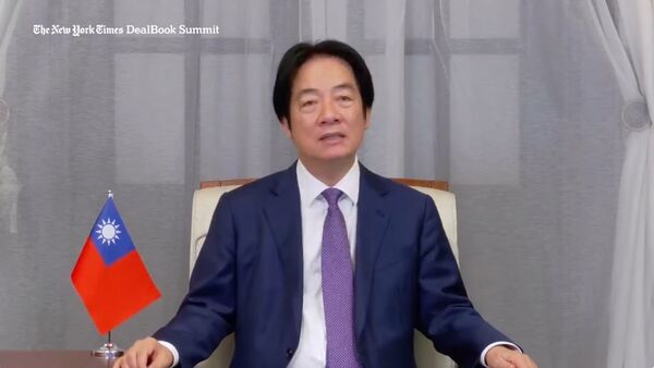 ▲▼總統賴清德接受紐約時報專訪。（圖／翻攝YouTube／New York Times Events）