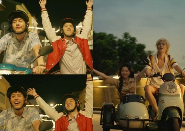 ▲▼柯淳、岳雨婷的短劇《為你鍾情》預告涉抄襲登熱搜。（圖／翻攝自微博）