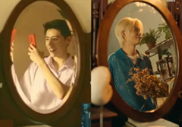 ▲▼柯淳、岳雨婷的短劇《為你鍾情》預告涉抄襲登熱搜。（圖／翻攝自微博）