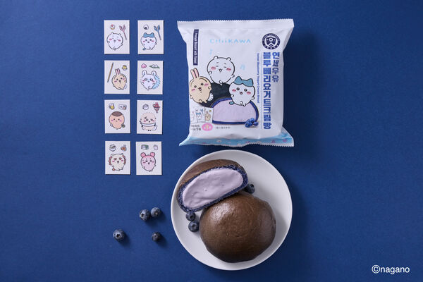 ▲▼全球獨家「吉伊卡哇版延世大學藍莓優格風味生乳包」在7-ELEVEN開賣。（圖／SUNFRIEND MOUTH提供）