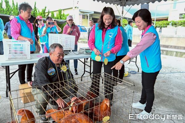 ▲▼吉安鄉客家文化藝術節系列活動3日在五穀宮廟埕盛大開幕。（圖／吉安鄉公所提供，下同）