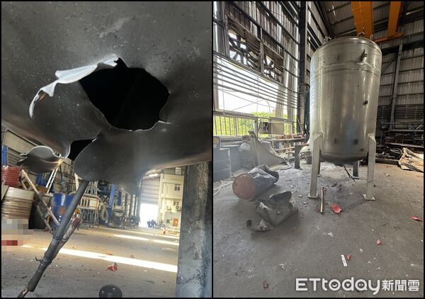 ▲▼工廠化學槽結晶體竟產生「撒旦之母」　員工清掃爆炸釀1死。（圖／記者沈繼昌翻攝）