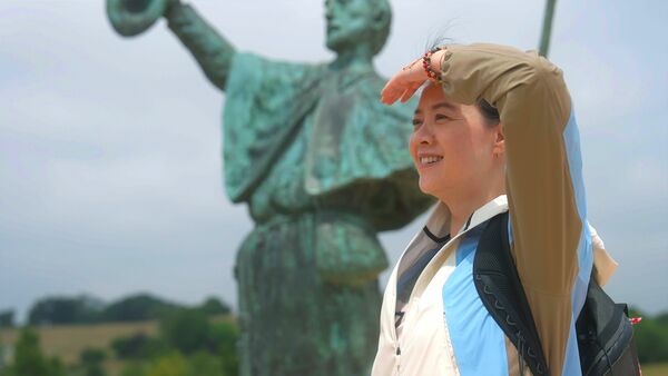 ▲▼《列車人生》發佈會現場大合照，主持人李國煌（左起）、林明倫、曾寶儀、陳潔儀、楊君偉。（圖／公共電視、新傳媒提）