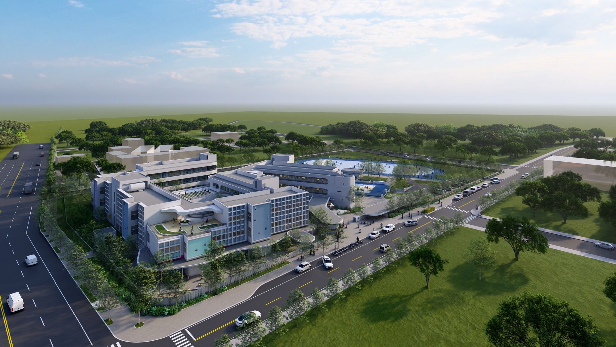 ▲▼桃園航空城計畫,客運園區,航科國小。（圖／桃園市政府）