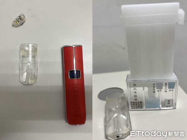 ▲蔡男違停路邊等朋友，遭巡邏警員發現藏有毒煙彈及毒駕。（圖／記者陸運陞翻攝）