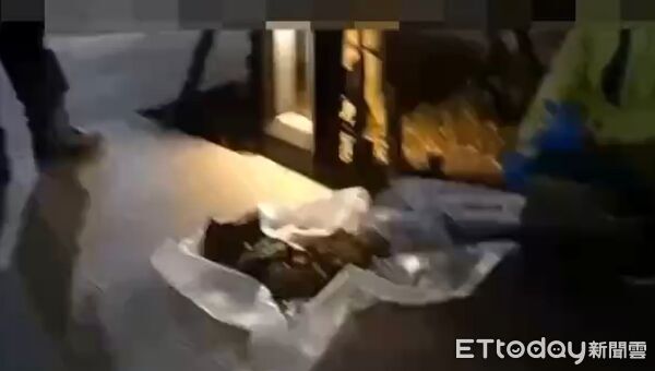 ▲▼信義警員在焚化爐在攔截10具貓屍體，目前將交由動保處認定是否違法飼養。（圖／記者邱中岳翻攝）