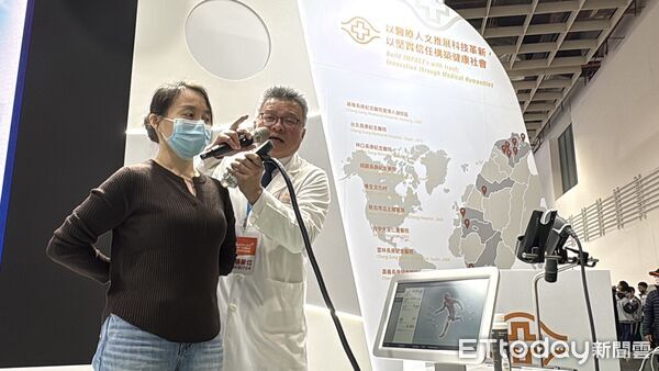 ▲▼長庚醫院發表以人工智慧精準預測體外震波治療肩鈣化性肌腱炎療效研究。（圖／記者洪巧藍攝）