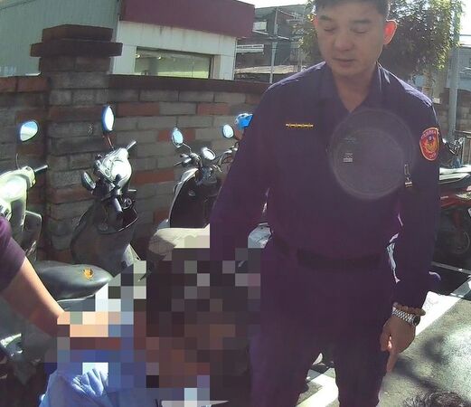 ▲和美警分局逮捕男車手。（圖／警方提供）