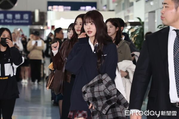 ▲▼ 2025 AAA小港機場接機, LE SSERAFIM      。（圖／記者徐文彬攝）