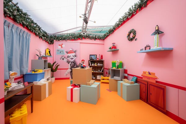 ▲台中「玩樂聖誕&nbsp;樂在其中」今（5日）起限時登場，包含「樂高聖誕魔法屋」遊戲關卡、5公尺高的「星願聖誕樹」。（圖／業者提供）