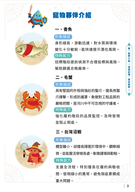 ▲新北水利局防貪指引趣味出擊。（圖／新北市水利局提供）