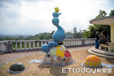 嘉義陶藝作品「樂山樂水」融合水資源與農特產　仁義潭水庫揭幕