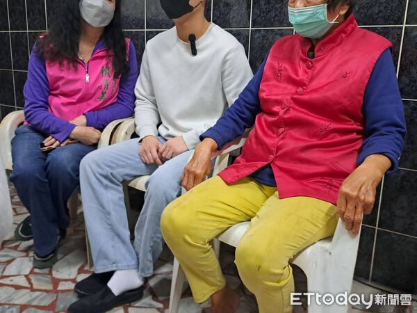 ▲鹹粥嬤愛孫回家了。（圖／議員賴清美提供）