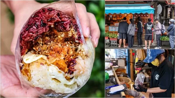 ▲▼宜蘭早餐推薦「玫玫飯糰」。（圖／部落客陳小可提供）