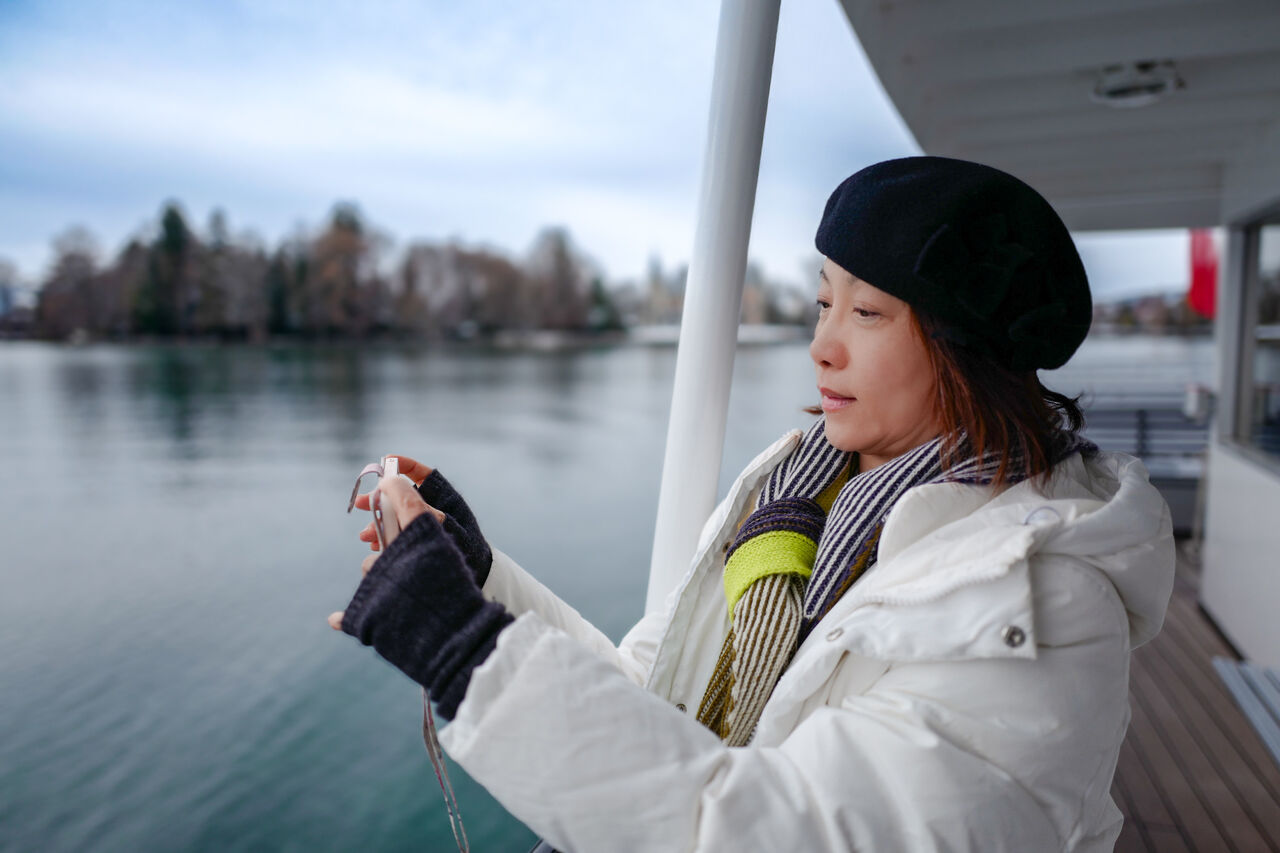 ▲▼阮丹青阿爾卑斯山療癒行。（圖／羅藝x阮丹青工作室提供）