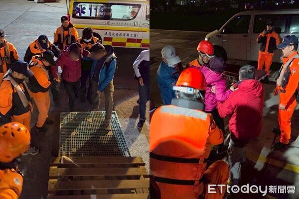 北竿民眾深夜腹部劇痛！馬祖海巡隊逆風出勤　巡防艇急送醫