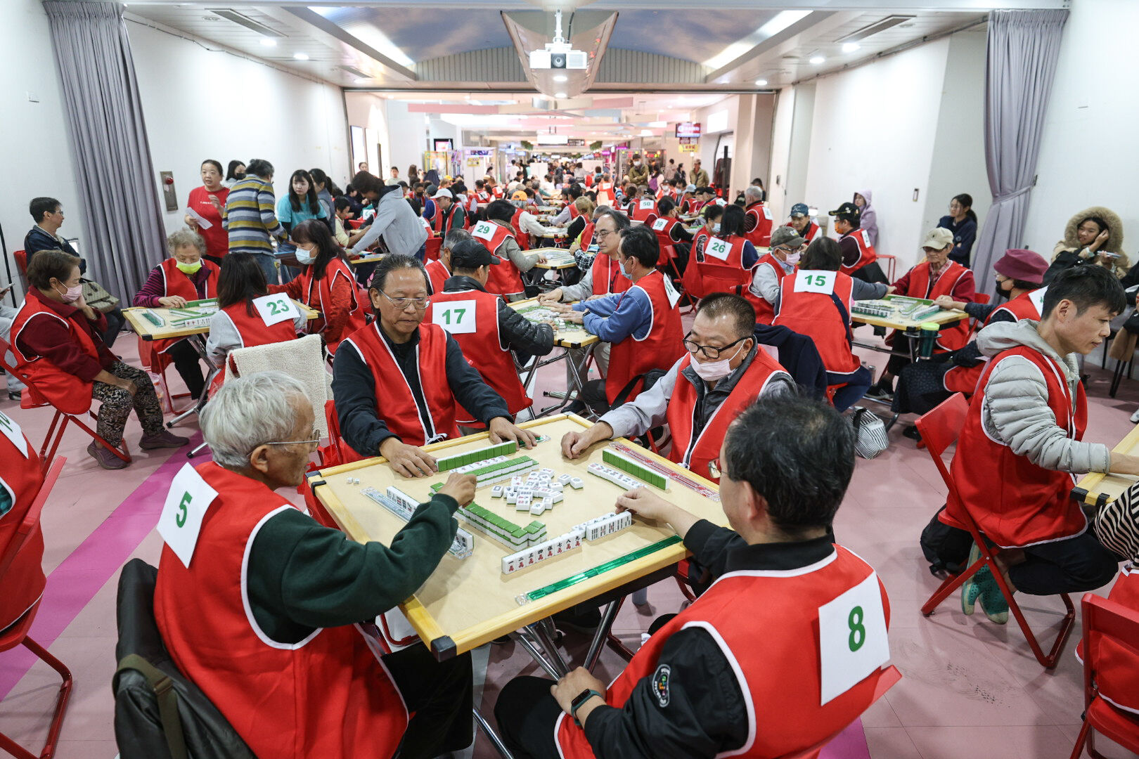 ▲東森樂齡四健會益智競賽。（圖／記者林敬旻攝）