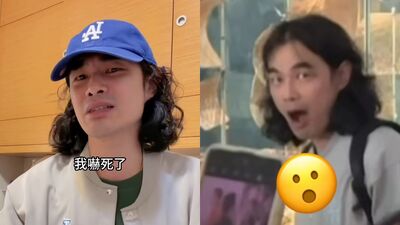 百萬YTR返台「亂入韓星接機現場」　見粉絲包圍差點暈倒：花惹發