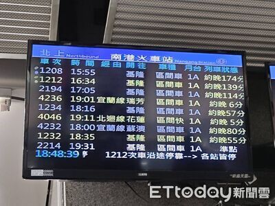 上周電車線異常「113列車延誤1萬分鐘」　台鐵追查施工釀禍關聯