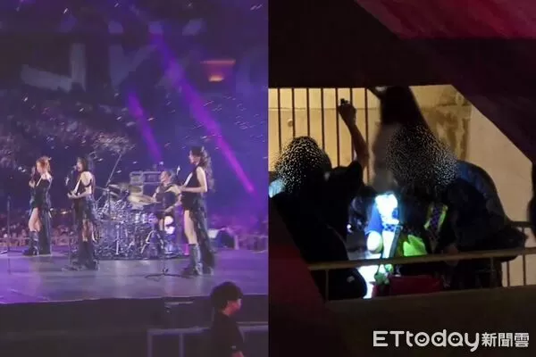 ▲▼ AAA表演到一半，有粉絲暈倒。（圖／翻攝自LINE TV、讀者提供）