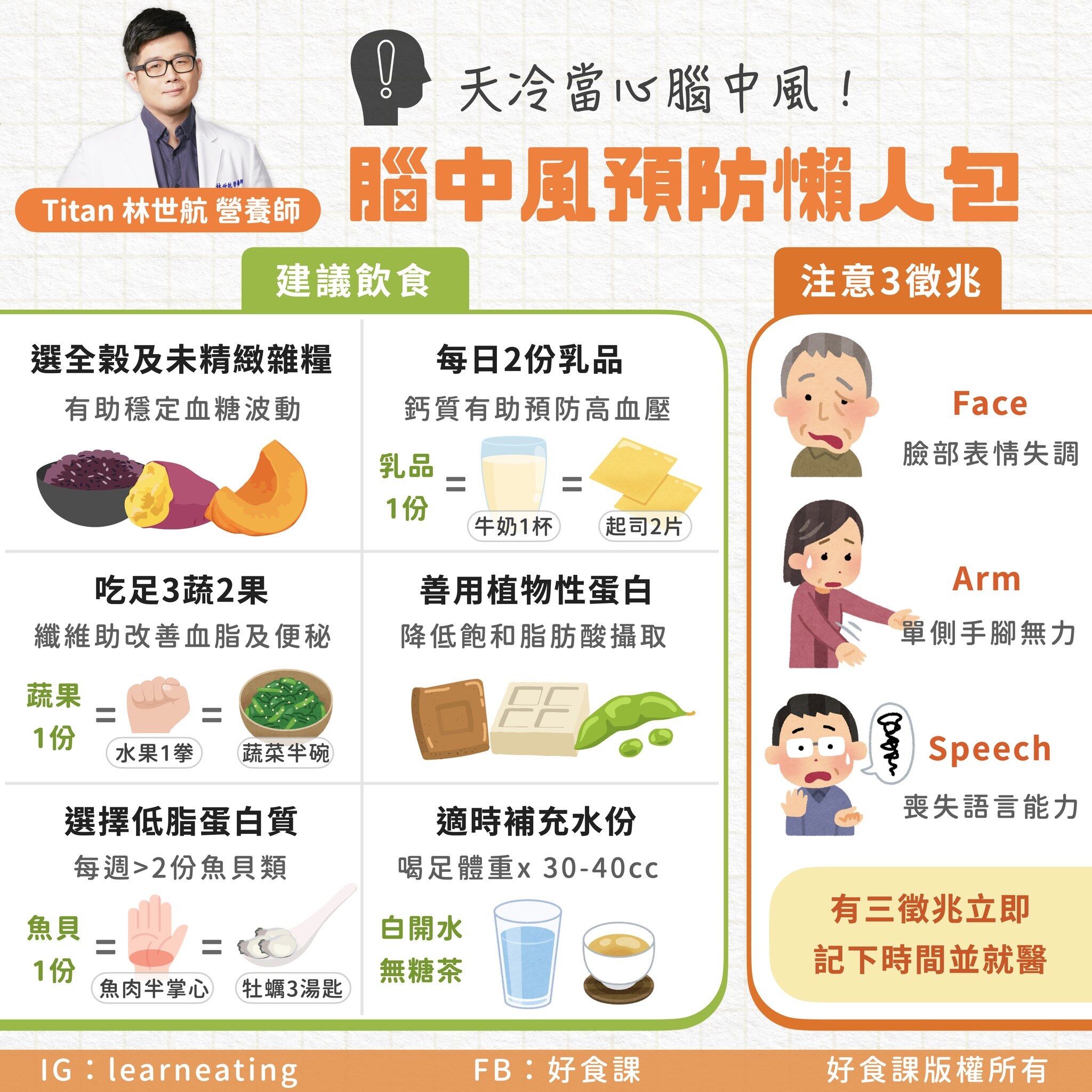 天冷腦中風飲食。（圖／好食課提供）