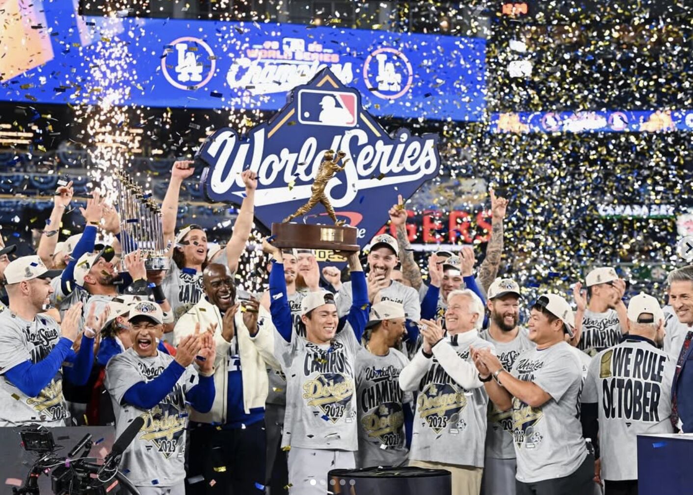 ▲道奇隊本季奪下世界大賽冠軍。（圖／翻攝Instagram）