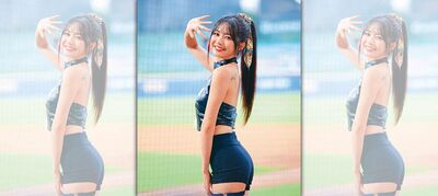 富邦啦啦隊慈妹男友曝光!熱戀綠島民宿男 大方公開出遊照