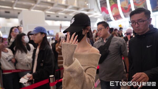 ▲▼直擊／「哈洗大叔」崔代勳、嚴志媛、MEOVV、潤娥、惠利。（圖／記者吳睿慈攝）