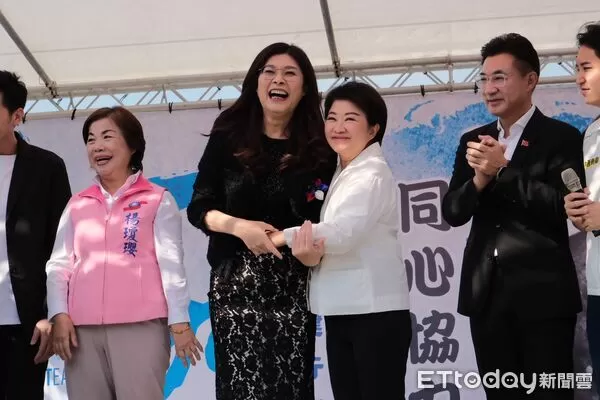 ▲國鄭麗文、盧秀燕。（圖／國民黨提供）