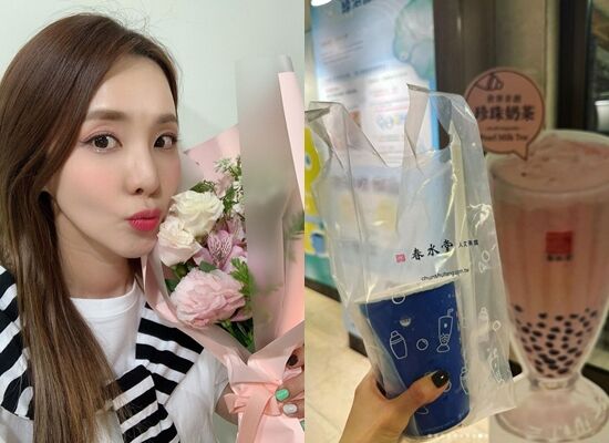 ▲韓星同款手搖飲。（圖／翻攝自IG）