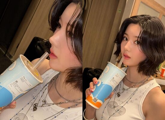 ▲韓星同款手搖飲。（圖／翻攝自IG）