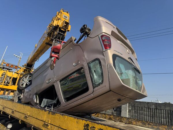 ▲國1北彰化溪州及埤頭路段先後發生2起追撞車禍。（圖／翻攝自國道1968）