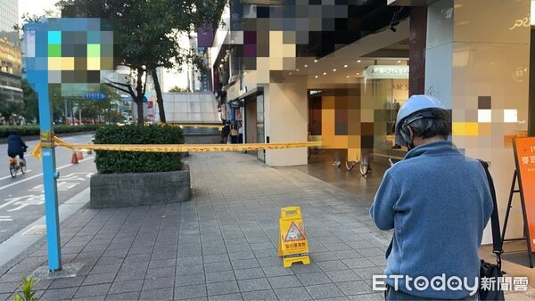 ▲▼   磁磚掉落影片         。（圖／記者張君豪翻攝）