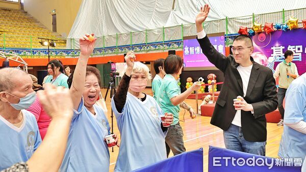 ▲基智憶起奧運會點亮長者活力。（圖／記者郭世賢翻攝）