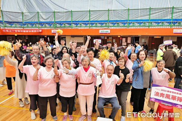 ▲基智憶起奧運會點亮長者活力。（圖／記者郭世賢翻攝）