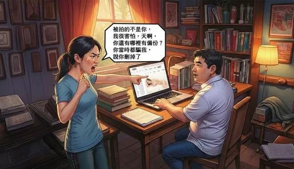 導演驚爆性醜聞1／「徵室友」資料夾偷存私密影像　導演女友氣炸：你騙我說刪了