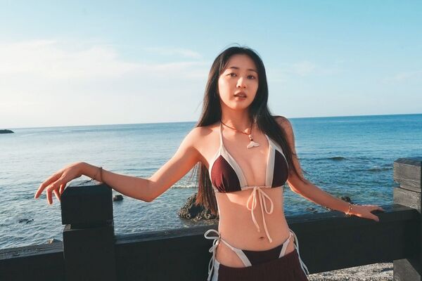 慈妹只要有空就會飛往綠島和男友約會。（翻攝自慈妹IG）